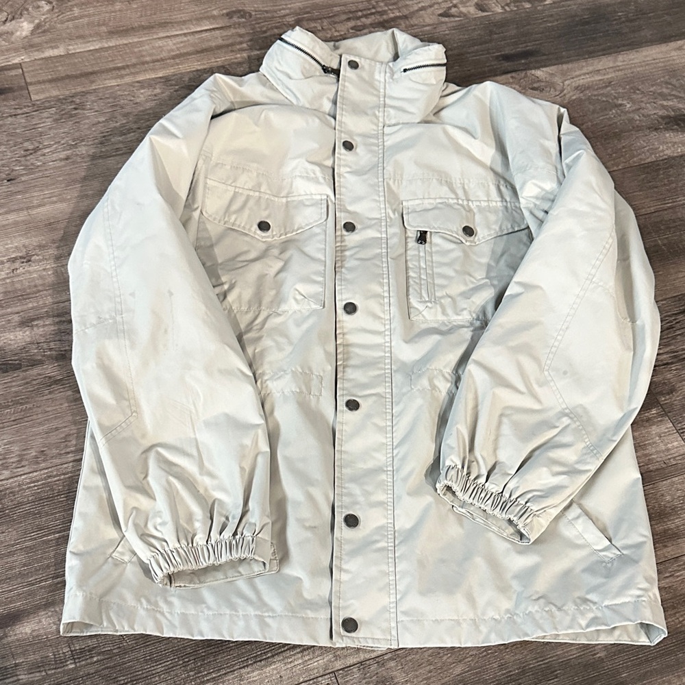 Izod Light Gray Raincoat